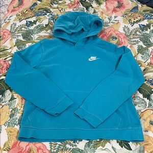 Nike Aqua Blue Hoodie